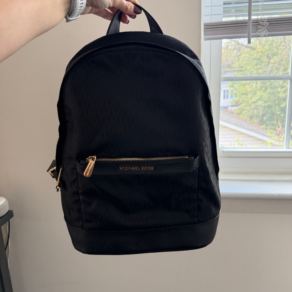 Michael Kors Black Backpack